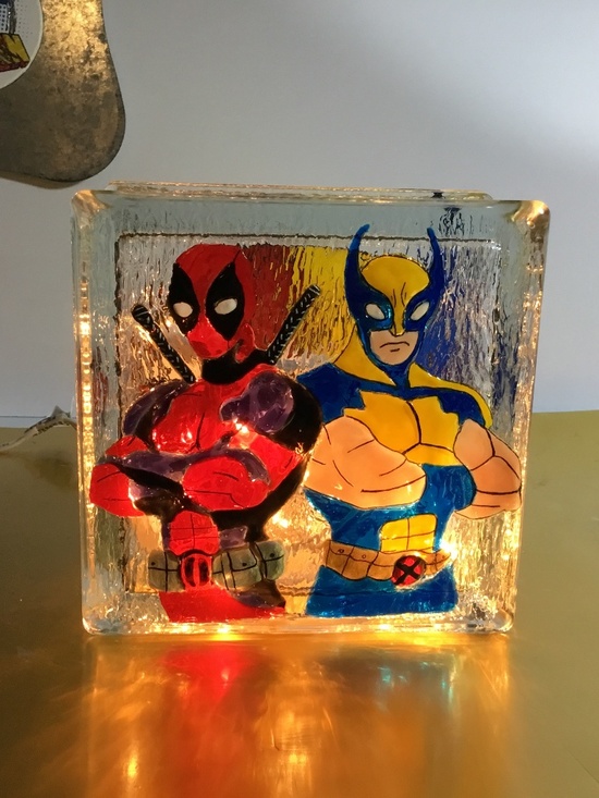 Hand Crafted Other - New Deadpool Wolverine Double Sided Light